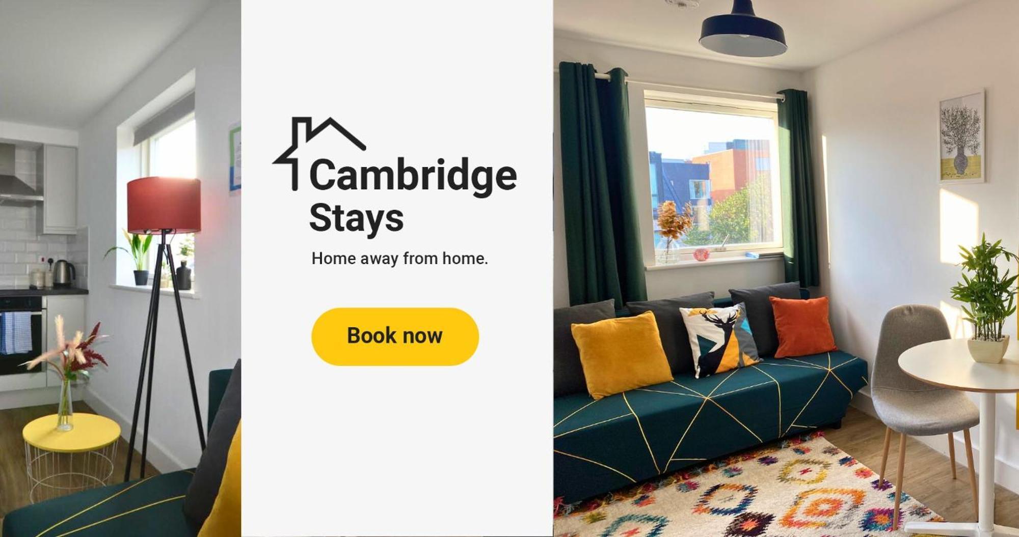 Cambridge Stays Central Apart Hotel 1Br Flats-Easy Walk To City Centre-Parking Exterior foto